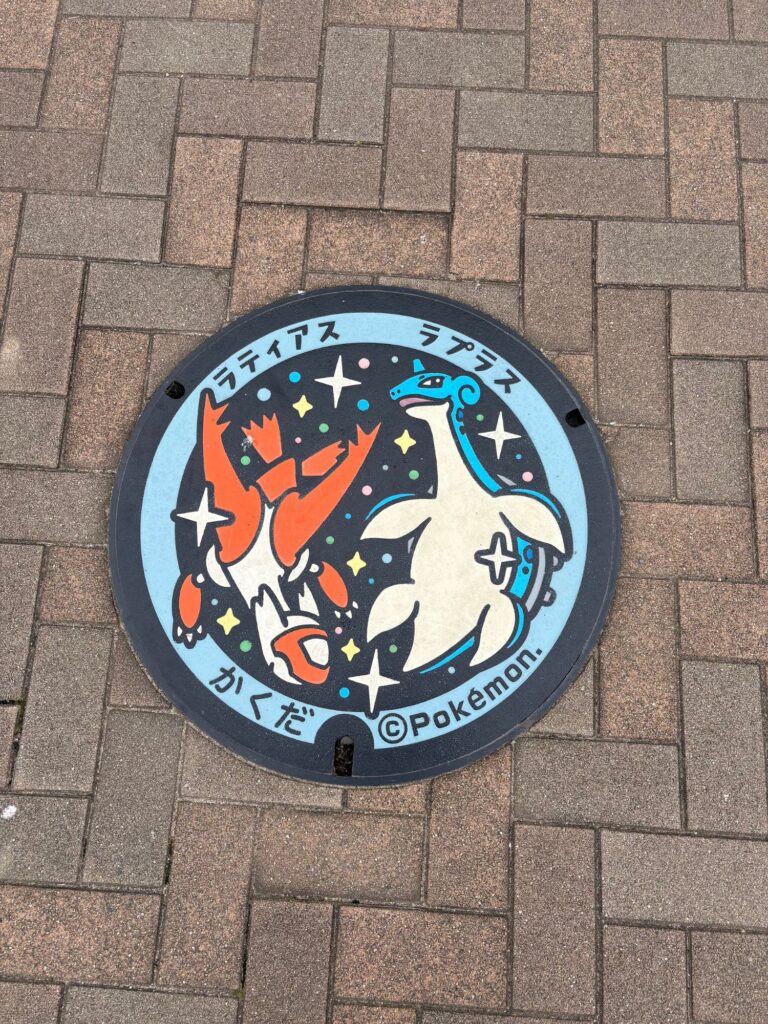 ポケモンマンホールの画像
