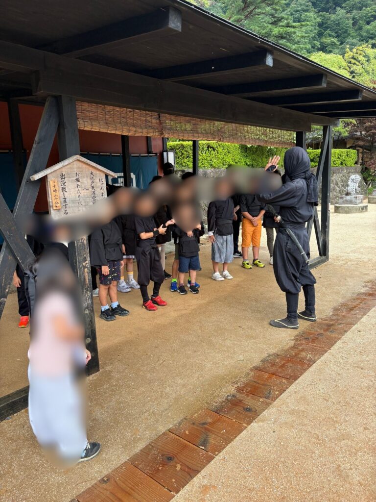 忍者修行の様子