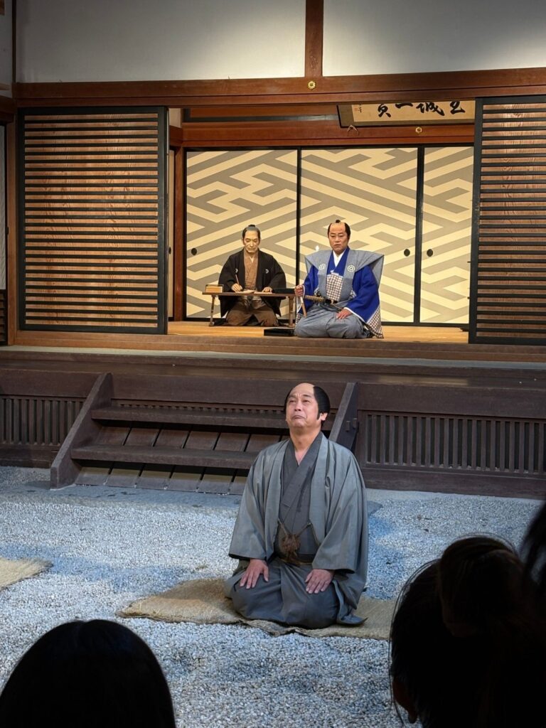 日光江戸村のショーの様子